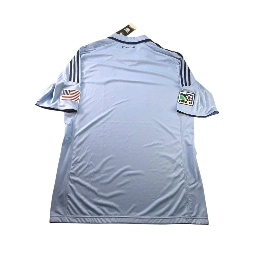 Adidas Sporting KC‎ Home Jersey Size 2XL MLS Soccer USA Formotion Climacool NWT